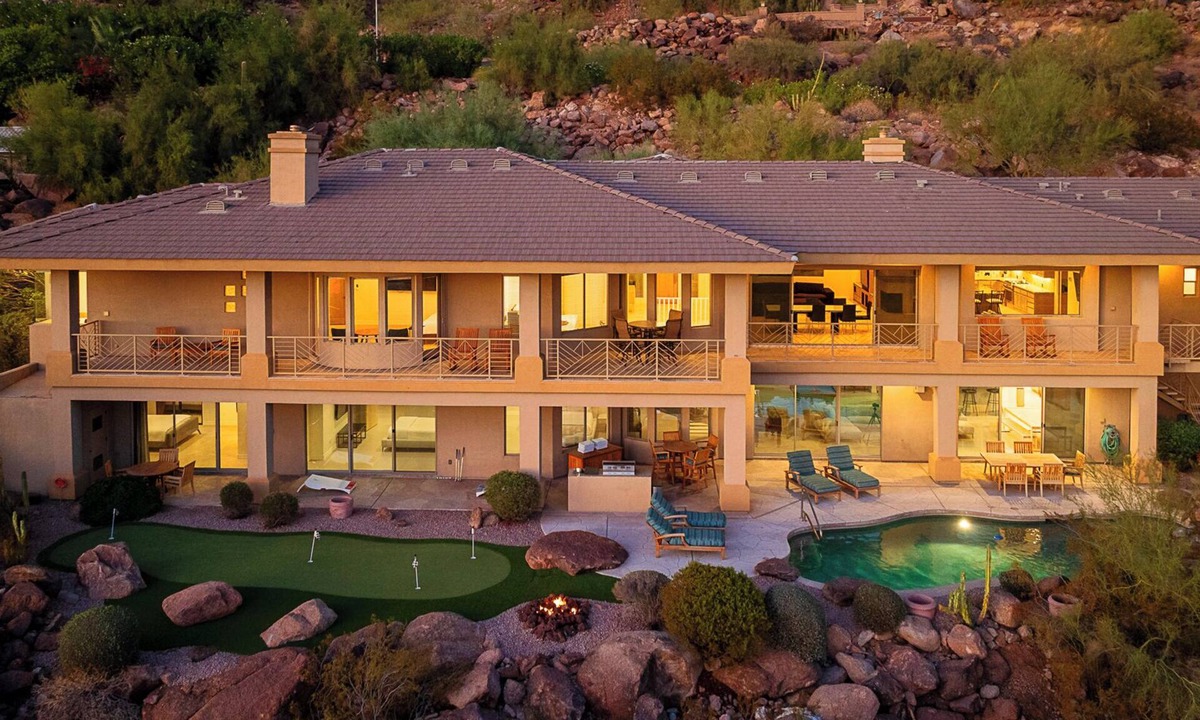 Copeland Hill House | 8BR Exclusive Camelback Mansion w/Mountain Views, Heated Pool, Spa & Theater