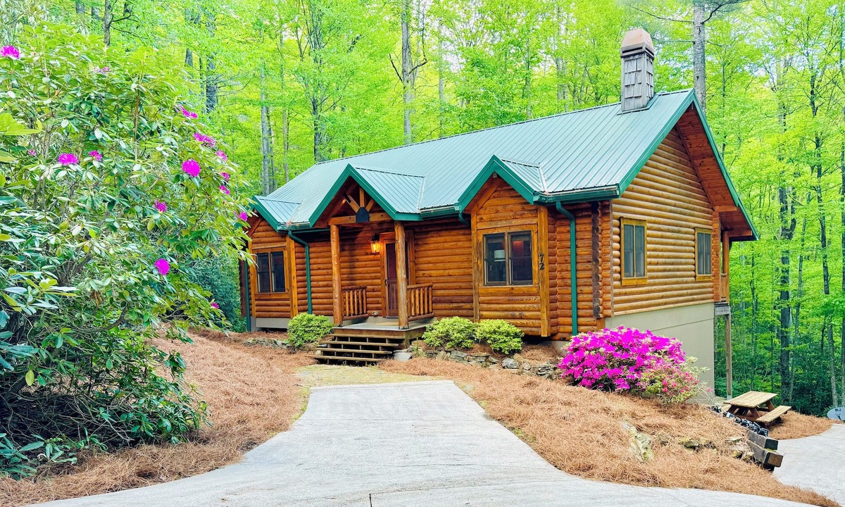 Cashiers Cabin | Designer Log Cabin - Outdoor Fire Pit - Resort Amenities