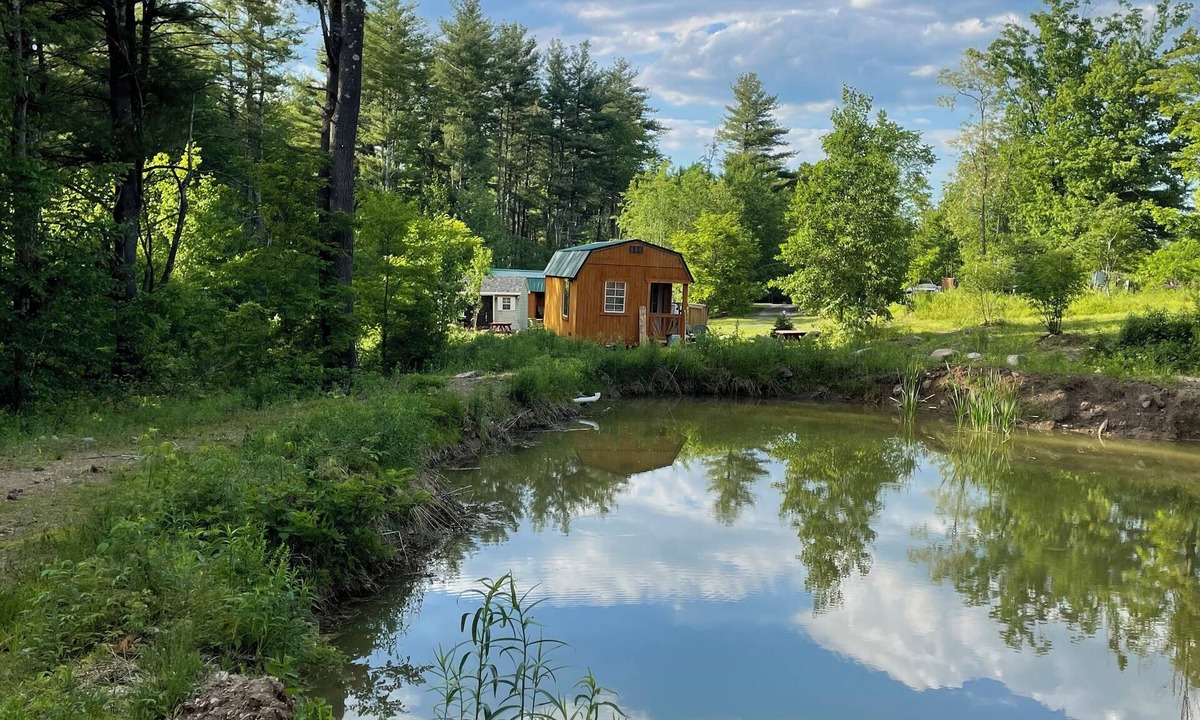 East Durham Cabin | HideAway Tiny Cabin. In the Mountains AC Bathroom. Shower. Dog Friendly.
