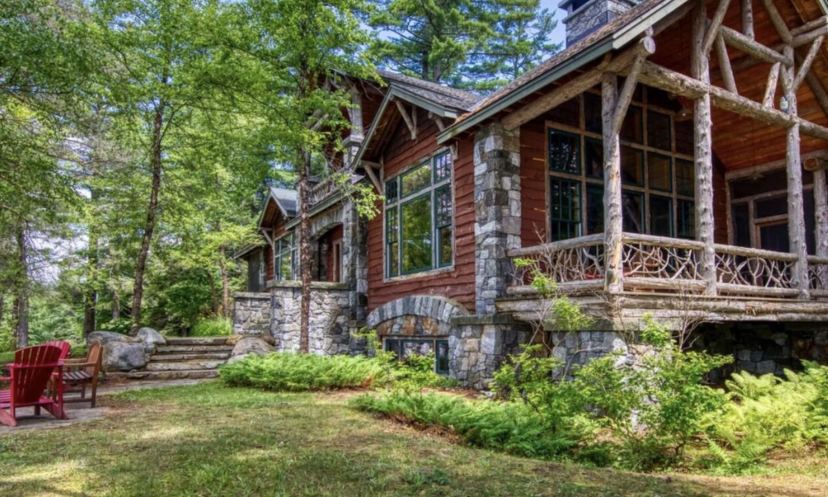 Lake Placid Ski Chalet | Lake View Chalet, walk to village, 5 furnished outdoor spaces, game rooms