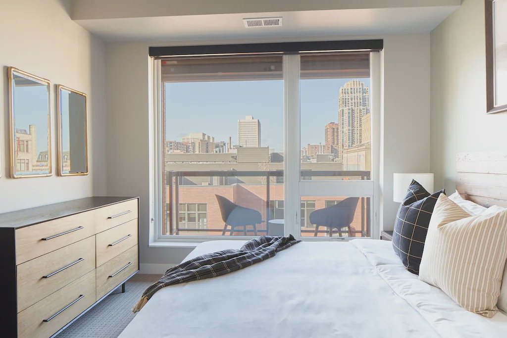 Mill District Apartment | Sonder | Vicinity | Sunny 1BR + Balcony
