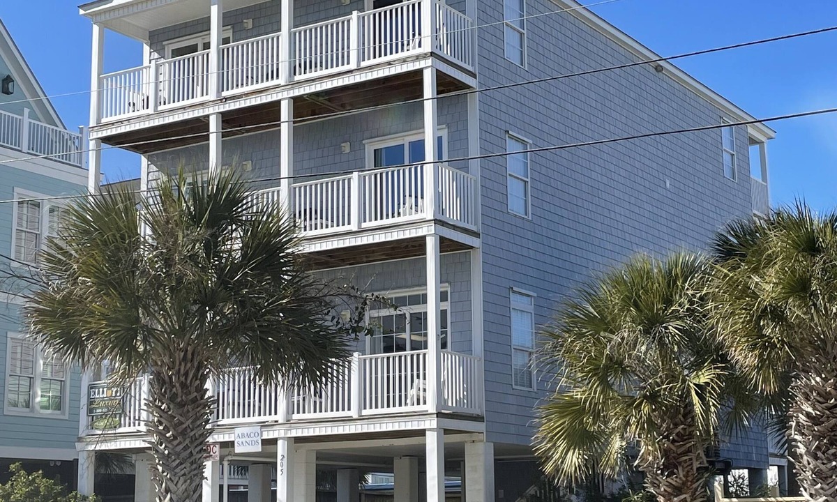 Cherry Grove Beach House | Spacious 8 BR 7 Bath Beach House, 6 Balconies, Own Pool/Spa, 2 Min Walk to Beach