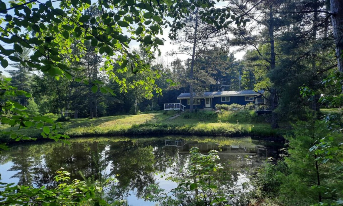 Michigamme Apartment | Whole home, private lake, sauna, WFH office