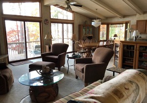 Lovely Open-Concept Home on Catfish Lake w/Guest Cottage in Eagle River