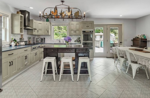 Springs Cottage | 2 bedroom cottage-Cozy winter vibes with wood stove and hot tub