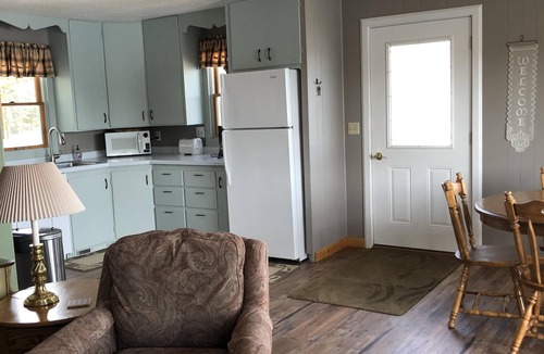 Drummond Cabin | 4 miles from the mountain bike trails at Telemark! Beautiful lake setting!