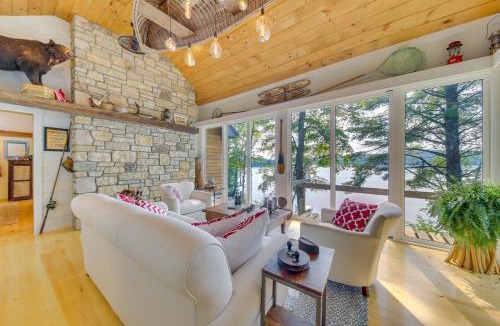 Embden House | Beautiful Embden Pond Cabin w/Dock & Kayaks!