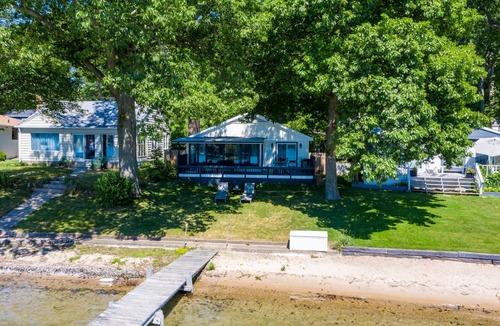 South Gull Lake House | Beautiful Lakefront Gull Lake Home w/Private Beach and Dock