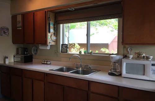 Mancelona Cottage | Beautiful lakefront setting with pontoon boat available to rent.