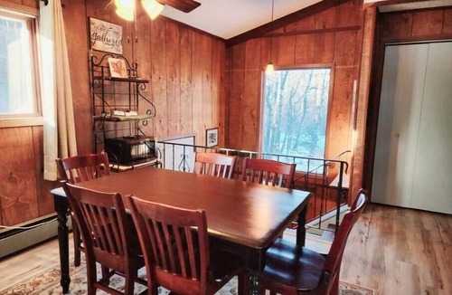 Bessemer House | Chalet-Style Retreat – Sauna, Fireplace + Outdoor Firepit near Big Powderhorn