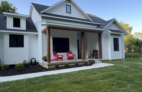 Saugatuck House | Coastal Farmhouse-located in "The Best Coastal Small Town in America" -USA Today