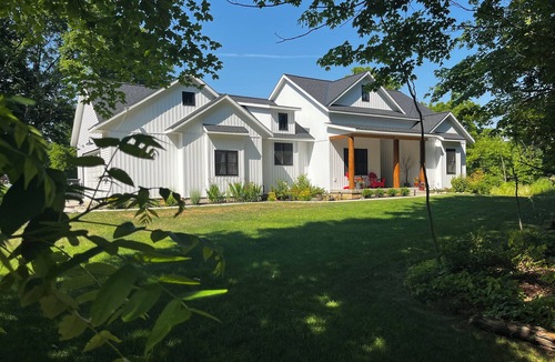 Saugatuck House | Coastal Farmhouse-located in "The Best Coastal Small Town in America" -USA Today