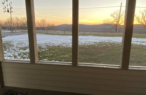 Alto Pass House | Crossview Cottage - Has a direct view of the Bald Knob Cross Monument