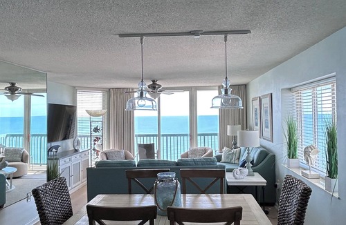 Ocean Drive Condo | Designer Oceanfront Retreat. Panoramic Views + 4 Bedrooms, Unforgettable Escape!