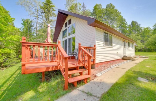 Cornell House | Escanaba River Getaway: Fish, Hike & Ski!