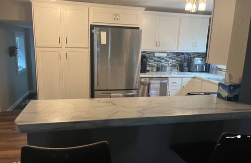 Elkhart County House | Great for short visits or extended stays.