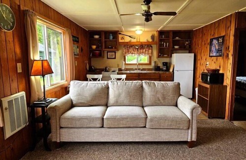 Hessel Cabin | Hessel Bay Cabin #4: Lake Huron waterfront cabin sleeps 4.