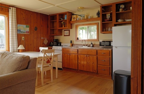 Hessel Cabin | Hessel Bay Cabin #4: Lake Huron waterfront cabin sleeps 4.