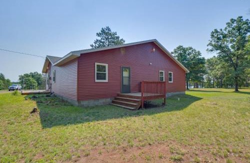 Minong House | Lake Access & Private Dock: Brand New Minong Home
