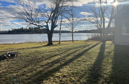 Trout Lake Cabin | Lake front Rustic Cabin in the UP, Snowmobile-ATV trails, Falls, Mackinaw Island