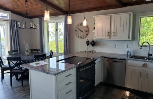 Mears Cottage | Lake Michigan Beachfront Cottage Huge Deck Low Bluff Newly Remodeled Kayaks SUP