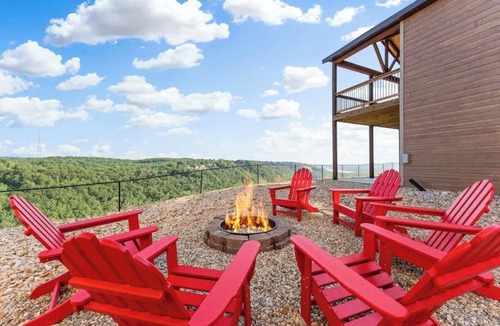 Kimberling City Cabin | LAZY RIVER, Pools, Lake View, Game Room, Sleeps 24