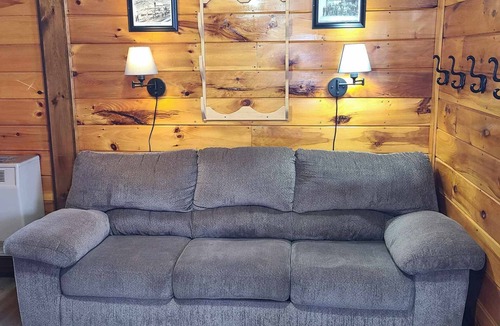 Franklin County Cabin | Loon Camp - sleeps 1 to 12 - Direct Snowmobile and ATV trail access!