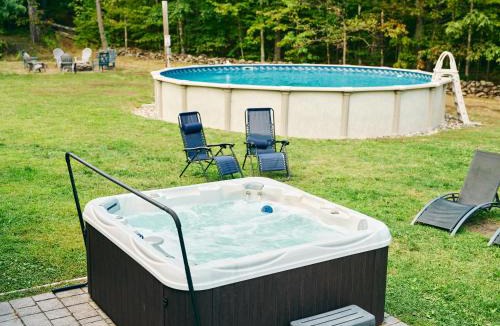 Cairo House | Luxe Catskills Mountain Retreat with Private Pool, Pond, Hot Tub, Fire Pit, Dog Friendly
