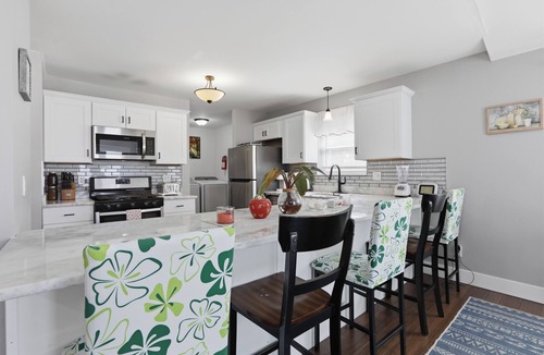 Madison Heights House | Luxury Meet Cozy Retreat 65"TV+3TVs NewStainlessSteelAppliances Fenced BBQ 3B2B