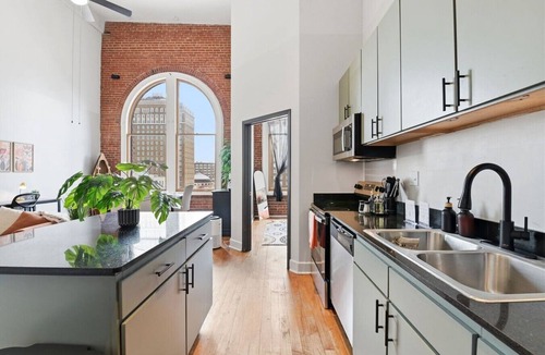Downtown St. Louis Apartment | Modern 2BR/2BA Loft | Resort Amenities + Downtown St. Louis