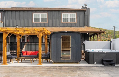 Windham House | NEW LISTING! Heated Pool + Sauna + Hot Tub + Game Room + Jungle Gym + Fire Pit