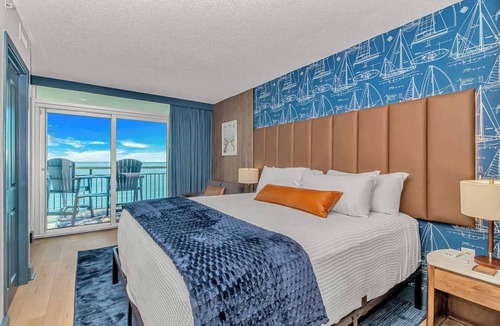 Downtown Myrtle Beach Condo | Oceanfront 2BR Retreat | 18th Floor + Balconies