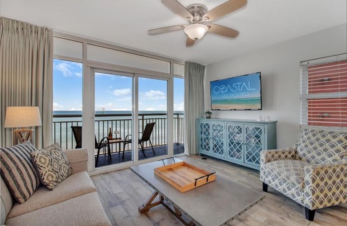 Myrtle Beach Apartment | Oceanfront Work From Here Central Location! 1157