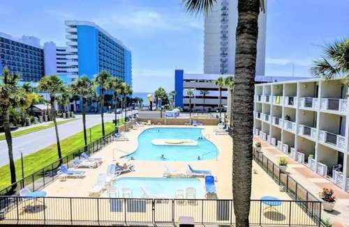 Myrtle Beach Apartment | Pool Front Relaxation with Ocean View