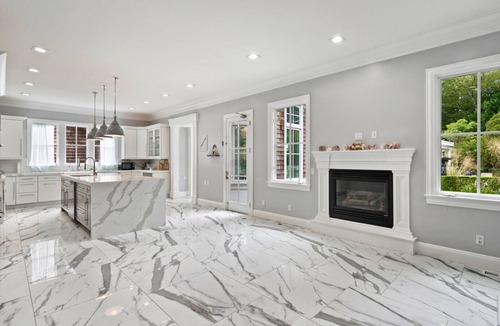Noyack House | Pristine estate sited on 4 acres of land, 1,700 SF pool pavilion with.