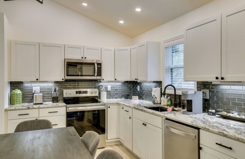 Brevard House | Sleek Hillside Getaway in Brevard, Dogs Welcome!