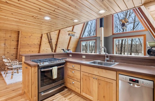 Comstock Cabin | Snowfall Escapes - Lakefront Cabin with Loft & Bar