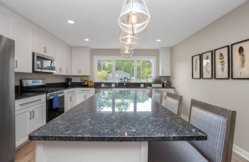 Edwardsburg House | South Shore Sunrise: 100% Renovated Lake Home, Pontoon INCLUDED, near Notre Dame