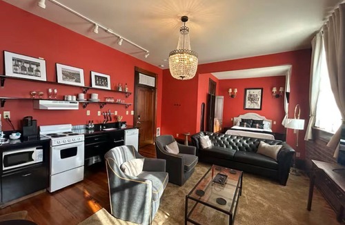 Lawrenceburg Apartment | Southern Charm and Comfort on the Bourbon Trail- Trail Suites Inn, Suite C