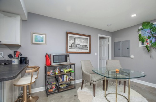 Central West End House | Spacious, well-equipped apartment with quality furnishings for a relaxing stay.
