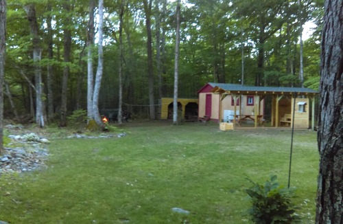 Bingham Cabin | Streamside Campsite plus tiny cabin combines classic camping with rustic charm!