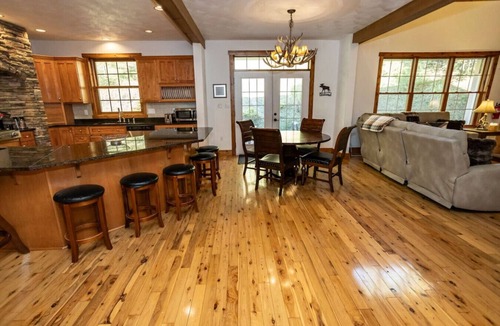 Seven Springs House | Summit Retreat Sleeps 30 inside Seven Springs