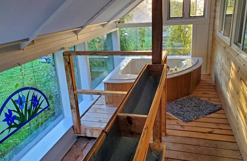 Chassell House | Unique Large House on 40 Acres, Great Views, Bass Pond, and Trails. Pets OK!
