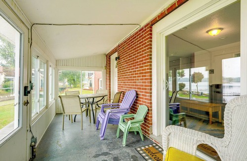 North Webster House | Webster Lake Home w/Patio ~ 3 Mi to Town!