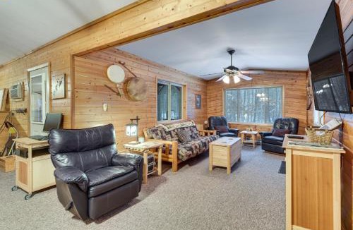 Solon Springs House | Woodland Cabin w/Fishing and ATV Trails
