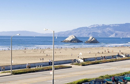 Outer Richmond Condo | WOW! DIRECT OCEAN VIEW, Parking, Balcony , Across from Beach, UPDATED appliances