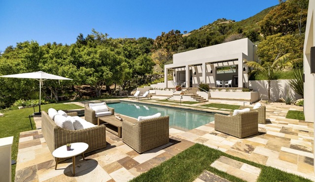 270-degree Ocean Views, 47’ heated pool, stunning contemporary coastal retreat.
