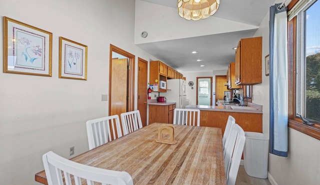 3-bdr beach housed directly across street from private beach access.water views
