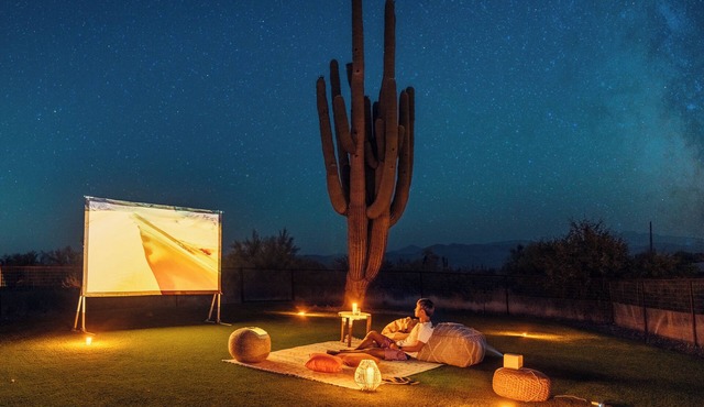 30 ft Saguaro Retreat -Unique Stargazing+ Desert Mountain Views