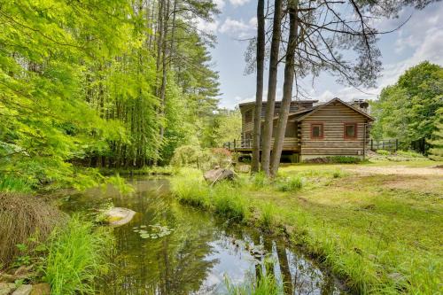 A-Frame Log Home w/Game Room Near Lake George!
